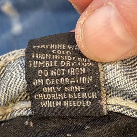 CJ Black Men's Jeans 32x30 Distressed Blue Denim Straight Leg 100% Cotton Pocket - Picture 12 of 16